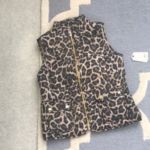 Leopard vest
